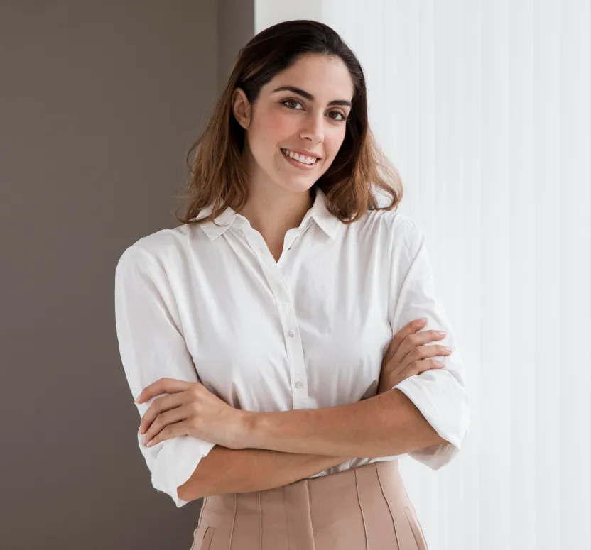 Porträt eines Teammitglieds für die Karriere- und Bewerbungssektion.